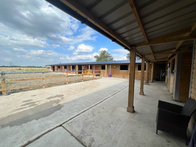 Horse livery stable block